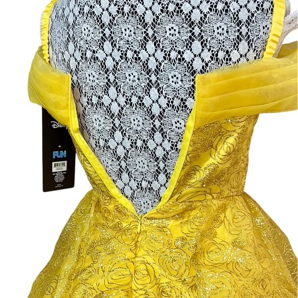 Disney's Beauty and the Beast Belle Costume for Girls NEW TAGS Child Size Medium - Picture 8 of 15